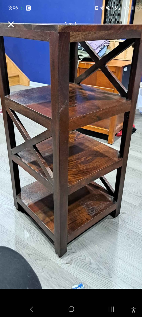 Wood 3-Tier Shelf