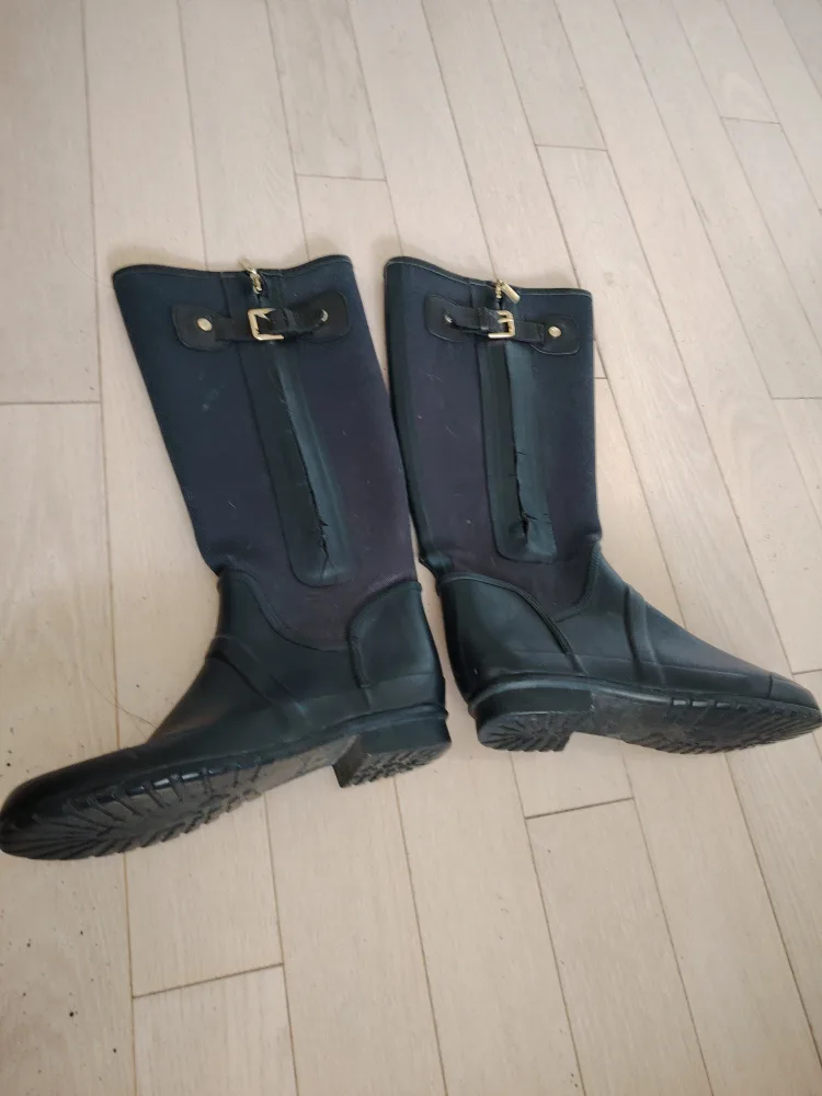 🥕Massimo Dutti Black Riding Boots - Size 38 image indicator(4)