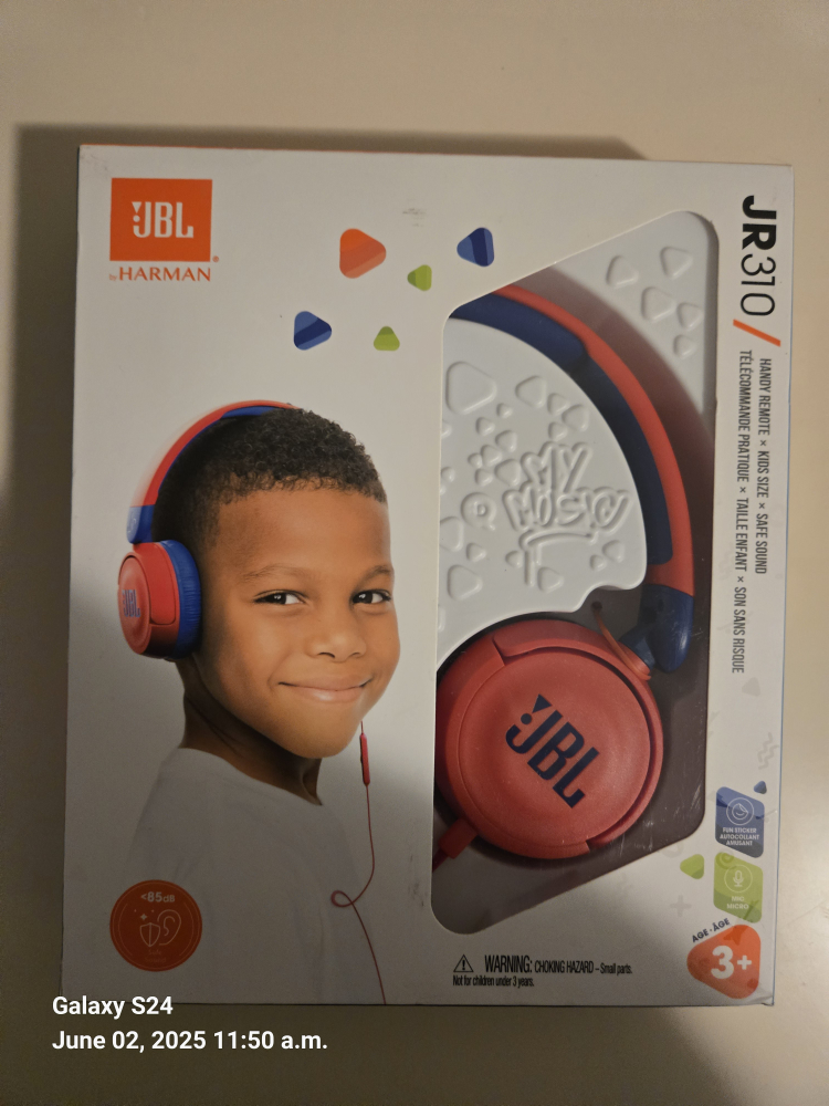 NEW! JBL JR310 Kids Headphones