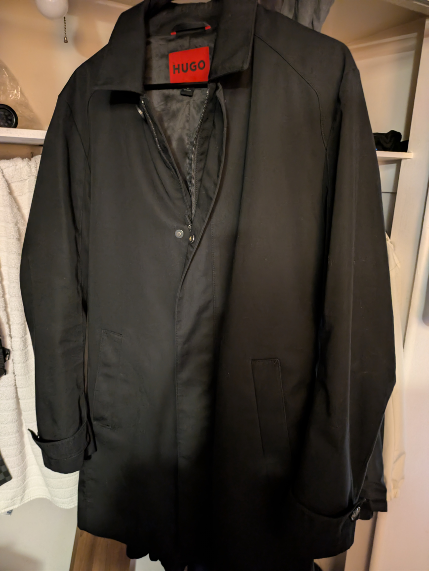 Hugo Boss Black Overcoat