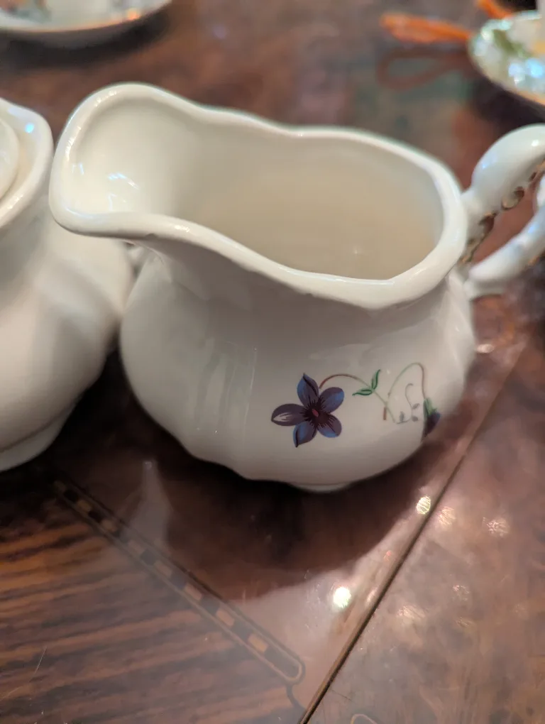 Elegant Floral Tea Set image indicator(4)