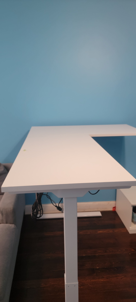 White Corner Desk - photo 3