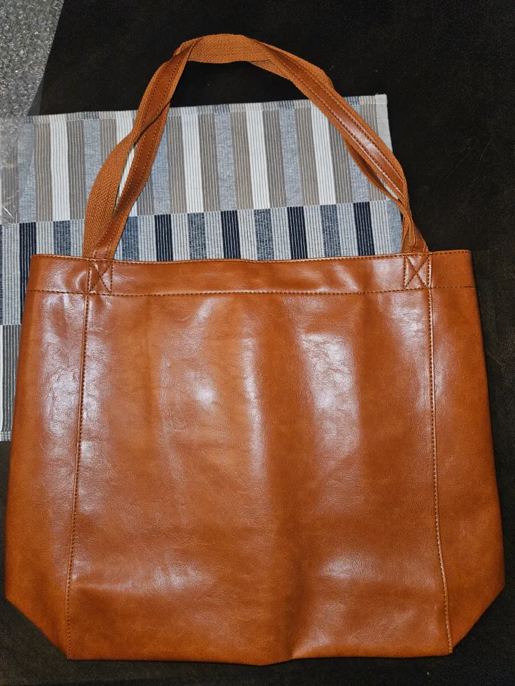 New Brown Leather Handbag from Omelia & Oliver image indicator(6)