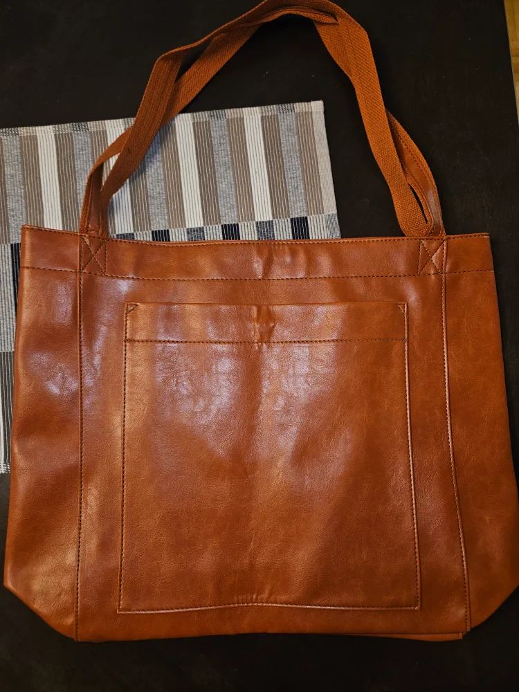 New Brown Leather Handbag from Omelia & Oliver image indicator(7)