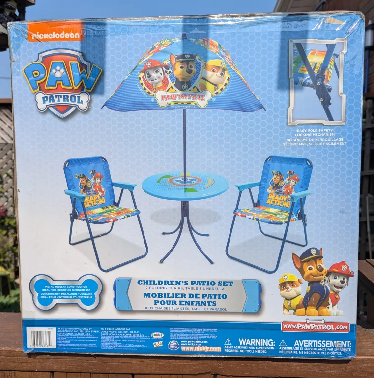 Summer Time Fun - Paw Patrol Children's Patio Set ~ *NEW* image indicator(2)