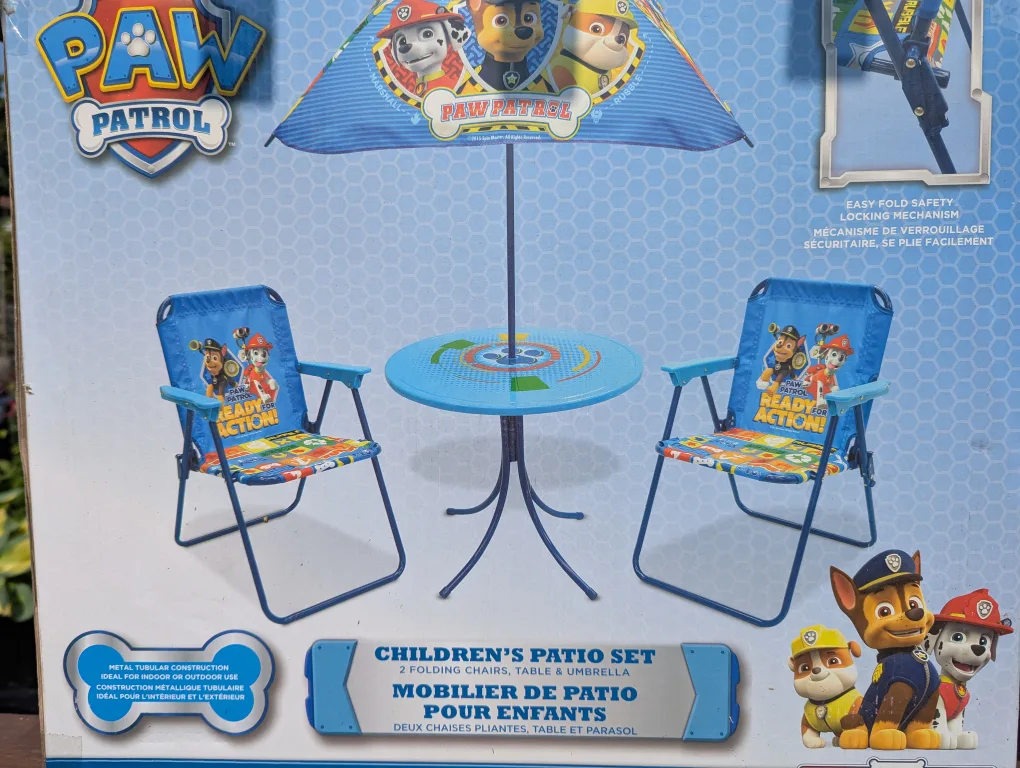 Summer Time Fun - Paw Patrol Children's Patio Set ~ *NEW* image indicator(4)