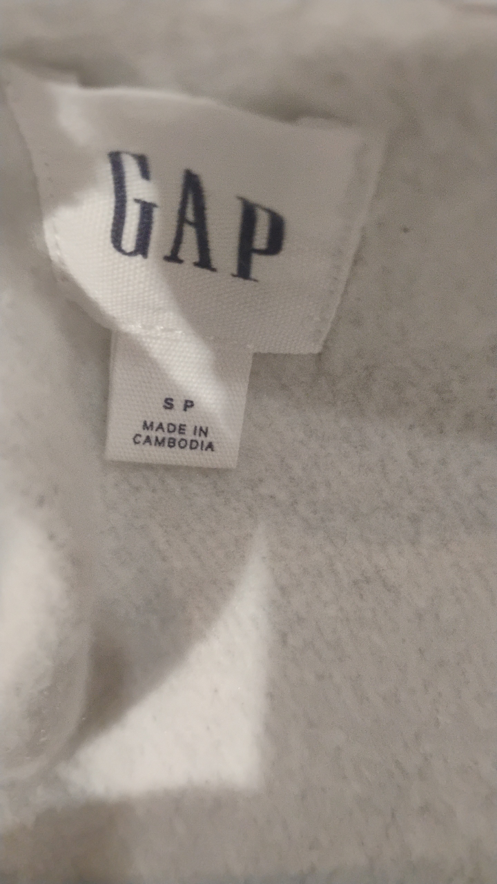 GAP Grey Zip-Up Hoodie - Size Small - photo 2