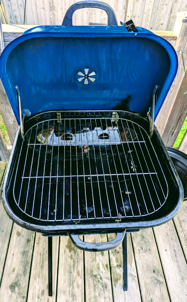 Charcoal Portable Grill - Blue - photo 2