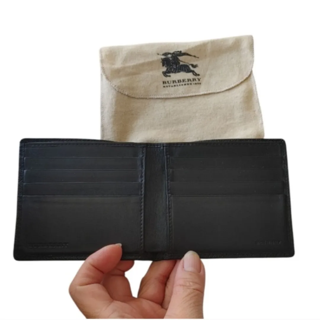 Burberry Black Leather Wallet image indicator(3)