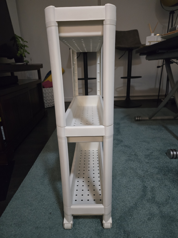 IKEA Vesken White Utility Cart - photo 2