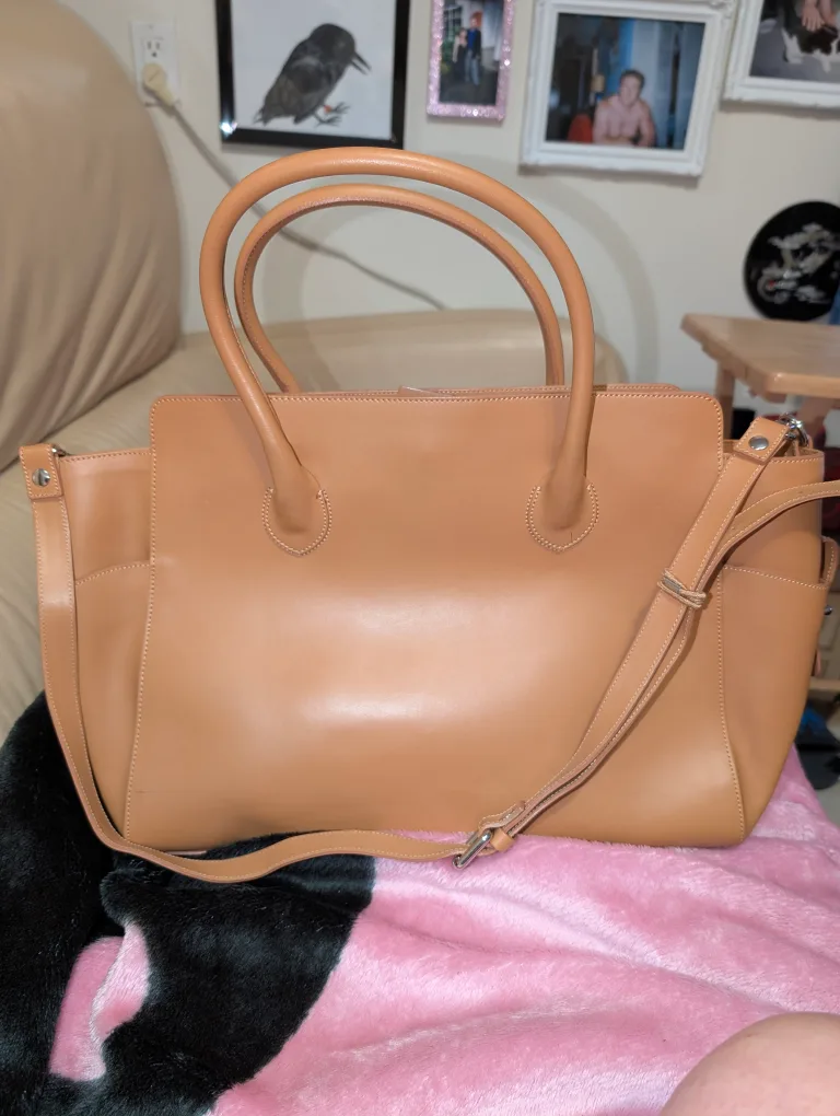 Alberta Di Canio Leather Handbag Brand New thumbnail