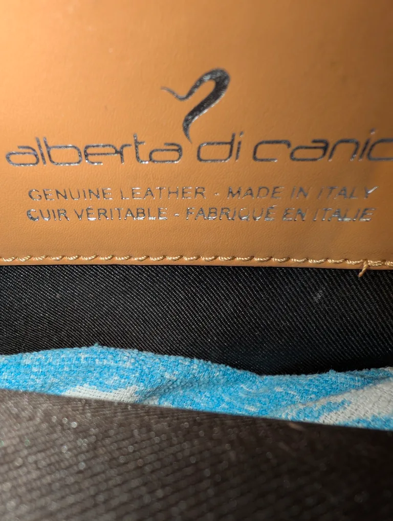 Alberta Di Canio Leather Handbag Brand New image indicator(4)