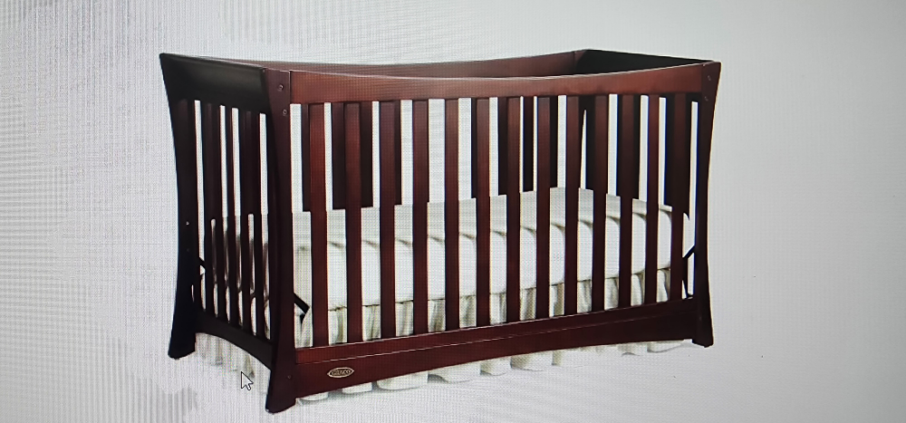 Graco Convertible Espresso Crib (Mattress optional)