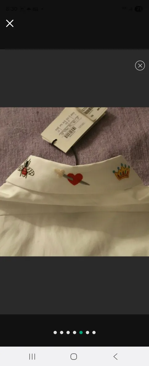 Gucci Embellished Collar Shirt image indicator(5)