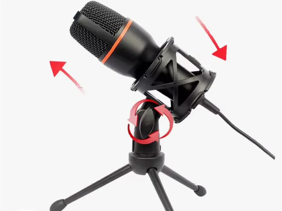 3.5mm USB/RGB Condenser Wired Microphone image indicator(4)