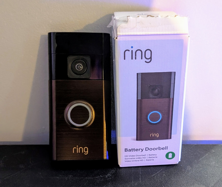 Ring HD Wireless Video Doorbell (Rechargeable)