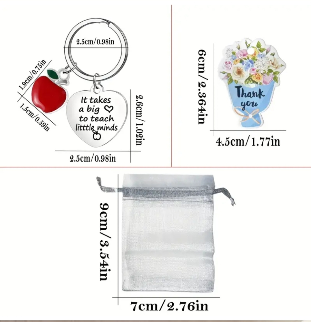 Teacher's Thank You Gift Keychain - photo 3