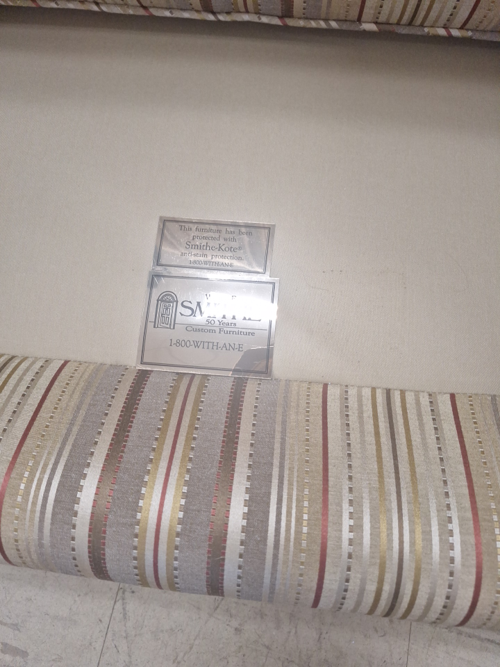 Walter E. Smith-Koster Striped Armchair - photo 3
