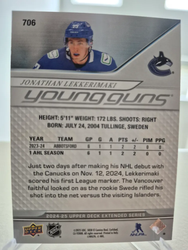 Jonathan Lekkerimäki Young Guns Exclusives image indicator(2)