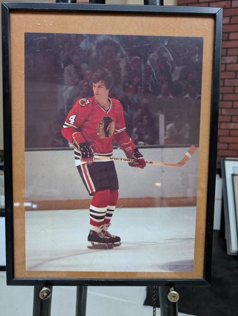 Blackhawks player, Bobby Orr Framed Picture thumbnail