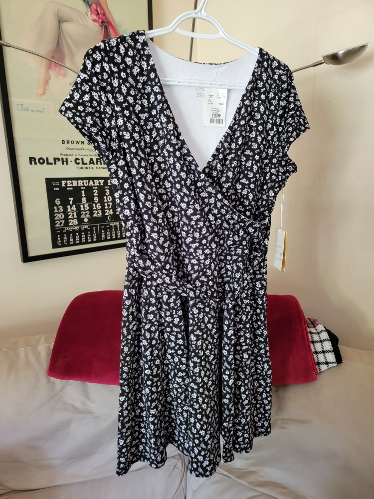 Rebel Sugar Black Floral Dress