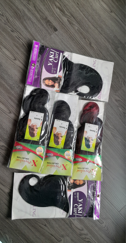 Yaki Curl Hair Extensions @FREE for the five of them