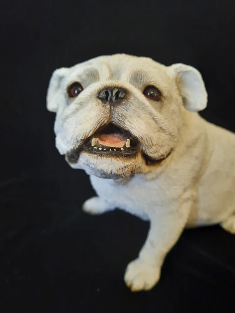 Bulldog Figurine - Rosebud image indicator(2)