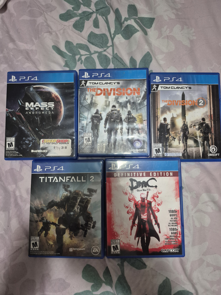 PS4 Video Games Lot