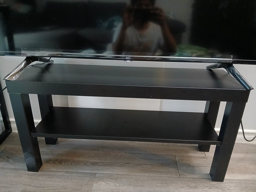 IKEA LACK TV bench, black, 90x26x45 cm (35 3/8x10 1/4x17 3/4 ")