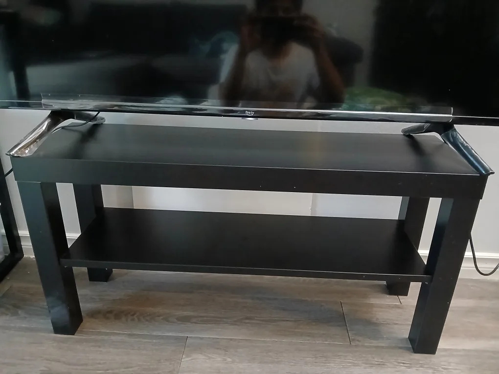 IKEA LACK TV bench, black, 90x26x45 cm (35 3/8x10 1/4x17 3/4 ") thumbnail