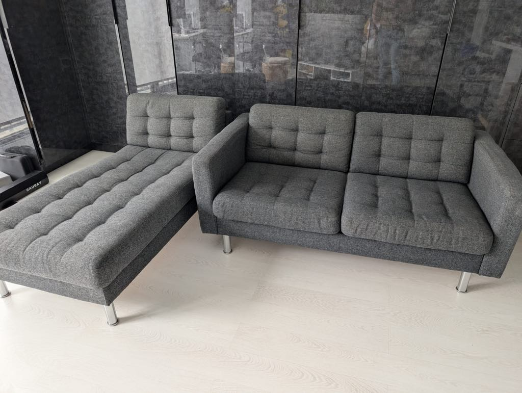 IKEA Morabo Loveseat with Chaise - photo 3