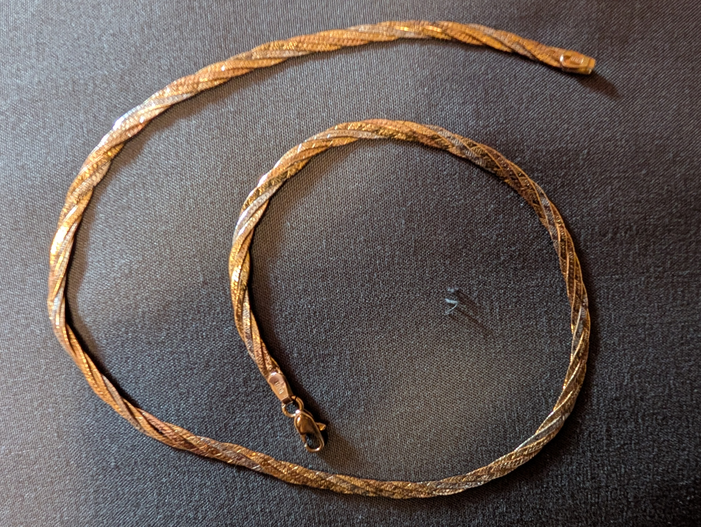 14 K gold necklace- Italy