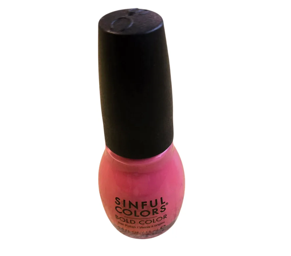 Used Sinful Colors Bold Color Nail Polish Pink thumbnail