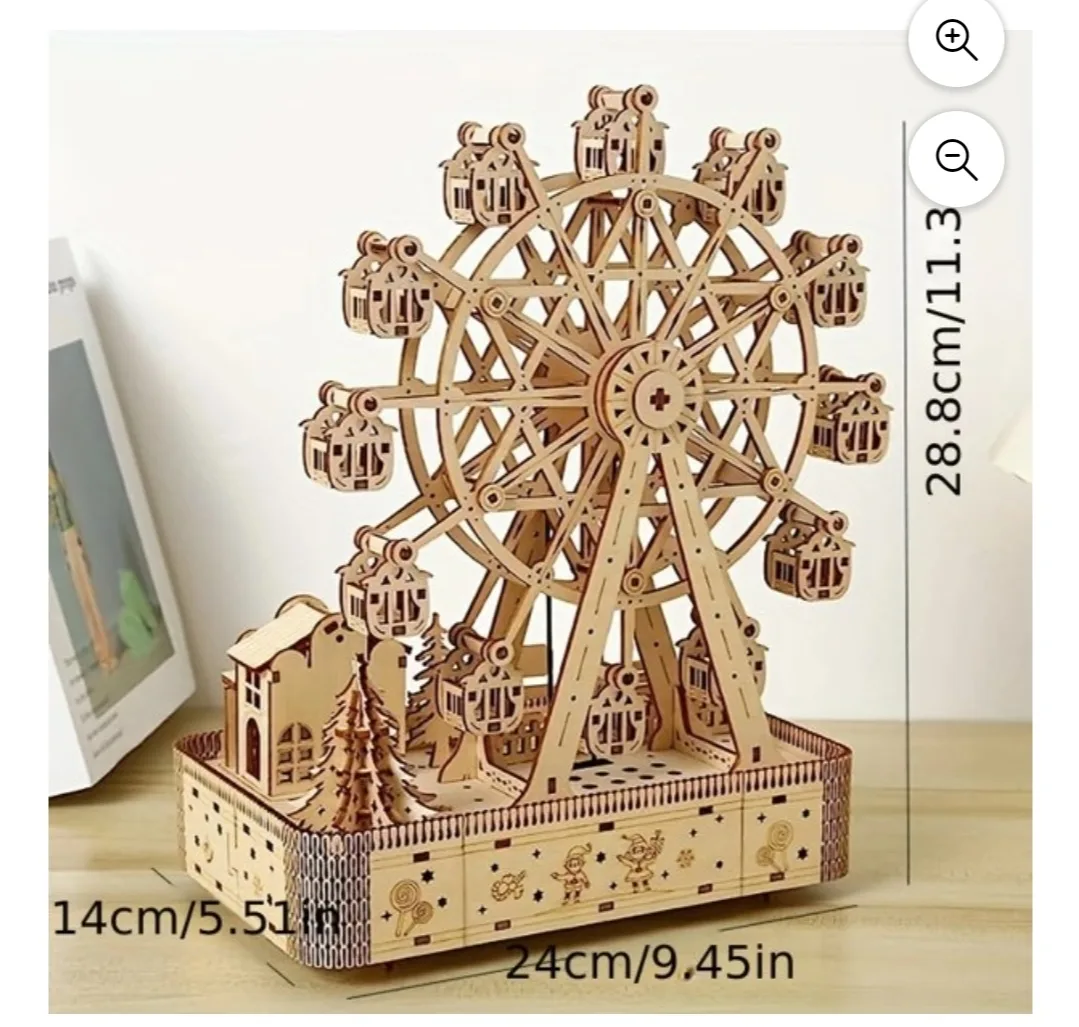 Musical Ferris Wheel Mechanical 3D Puzzle image indicator(2)