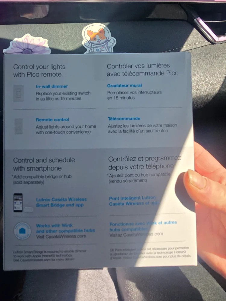 Lutron Caséta Wireless Dimmer & Remote image indicator(2)