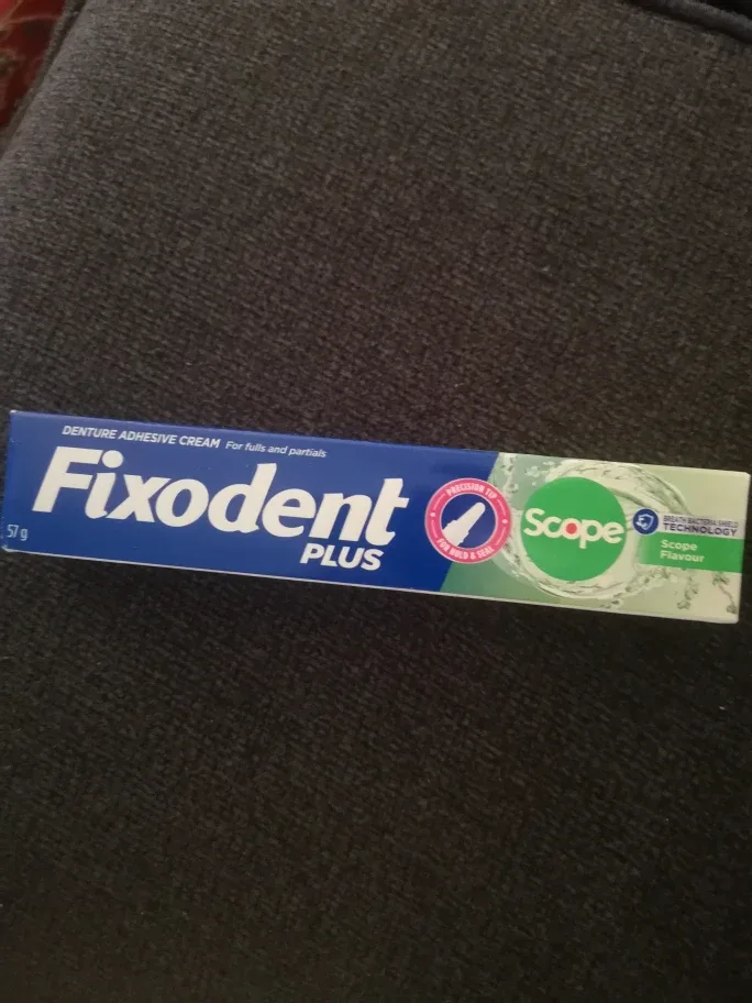 Fixodent Plus Scope Denture Adhesive Cream thumbnail