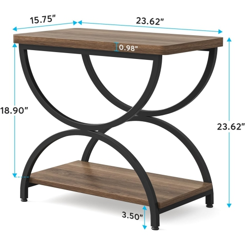 Modern Side Table with Storage - photo 4