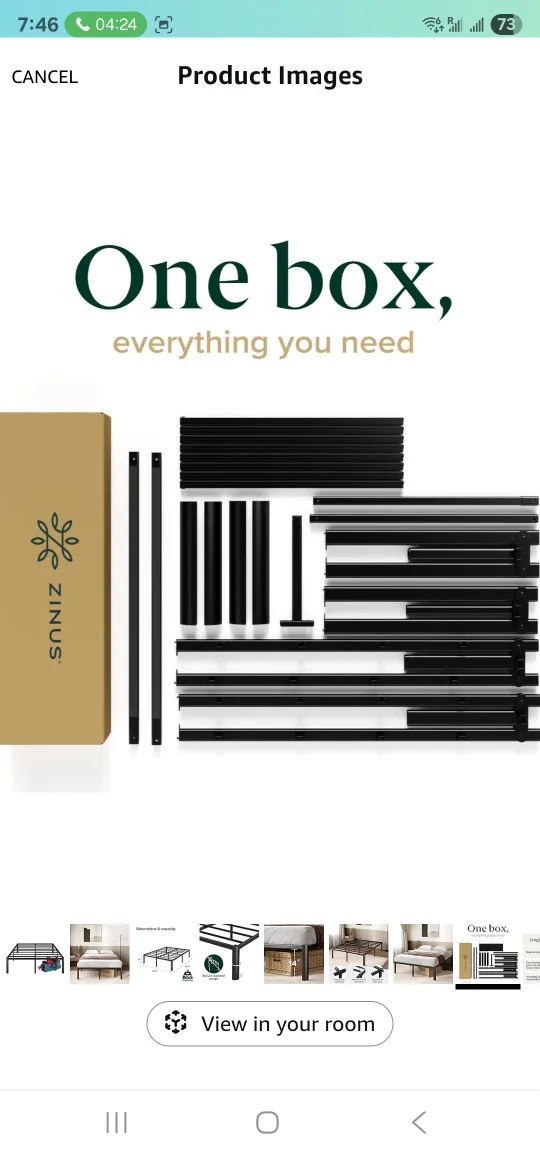 Zinus Platform Bed Frame - Queen image indicator(2)