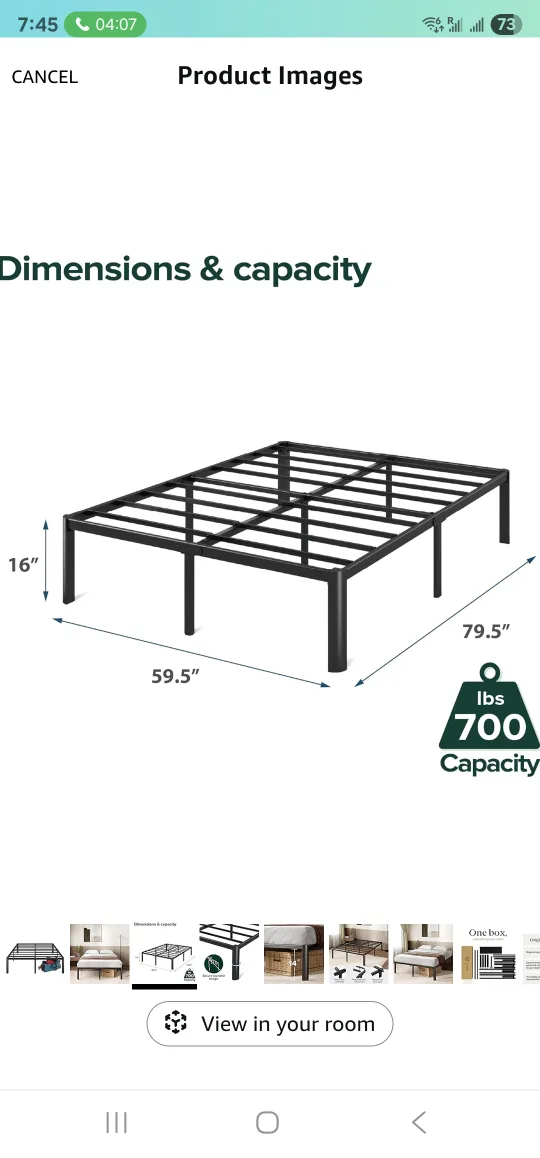 Zinus Platform Bed Frame - Queen image indicator(4)