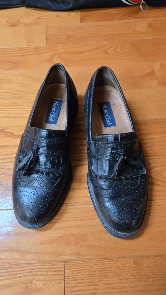 Hunt Club Black Loafers thumbnail