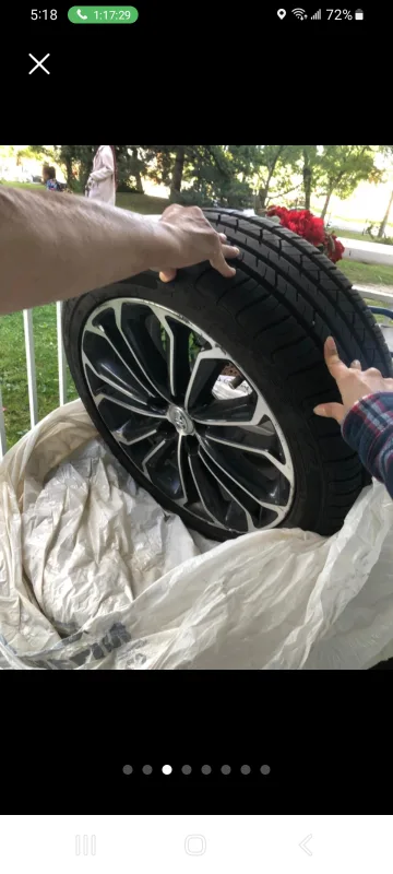 3 Tires and Rims Toyota corolla $700 image indicator(7)