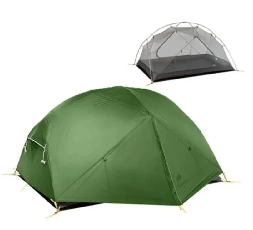 New Green Naturehike Mongar 2 Person Backpacking Camping Tent thumbnail