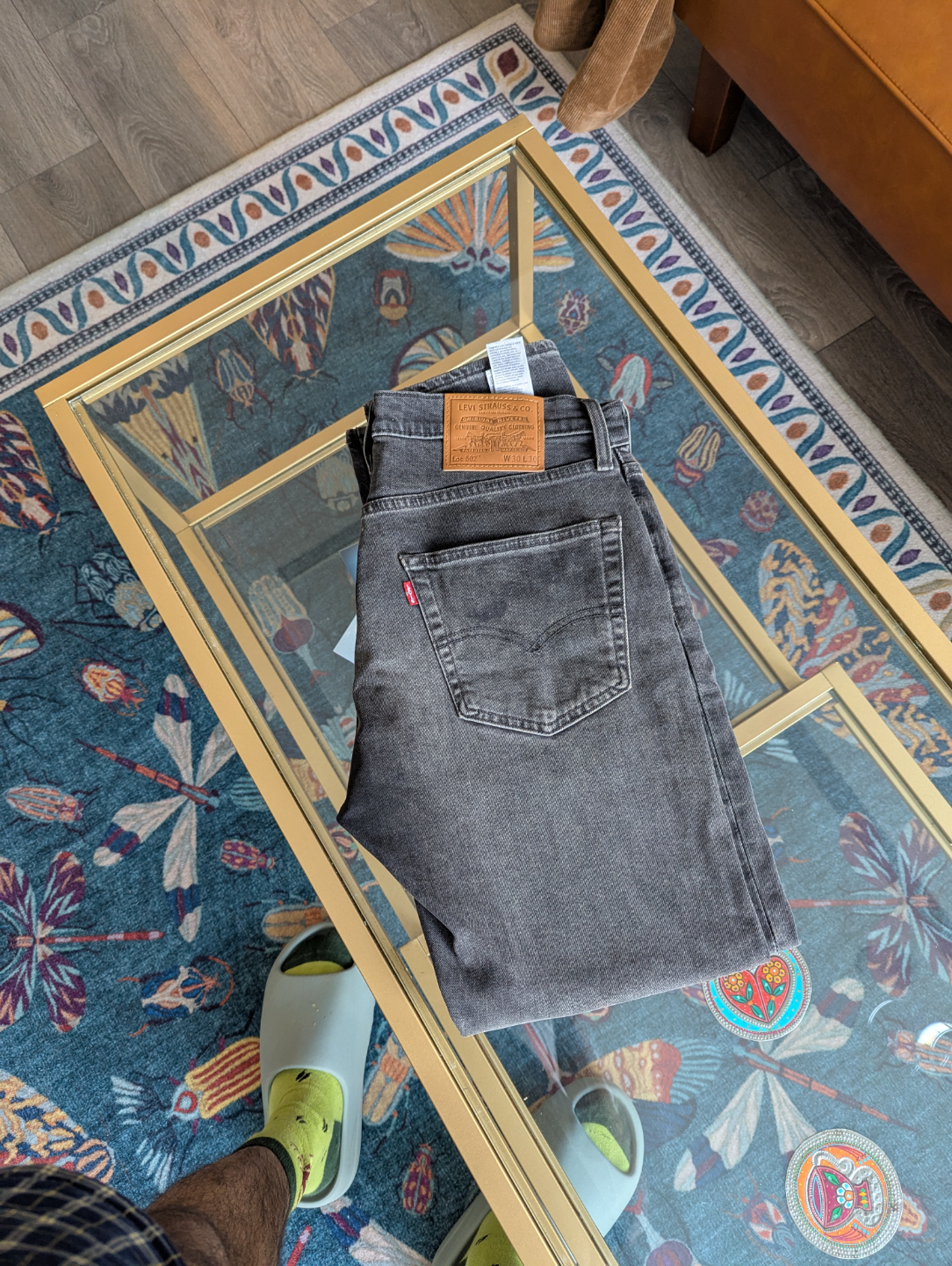 Levi's 502 Grey/Washed black Jeans