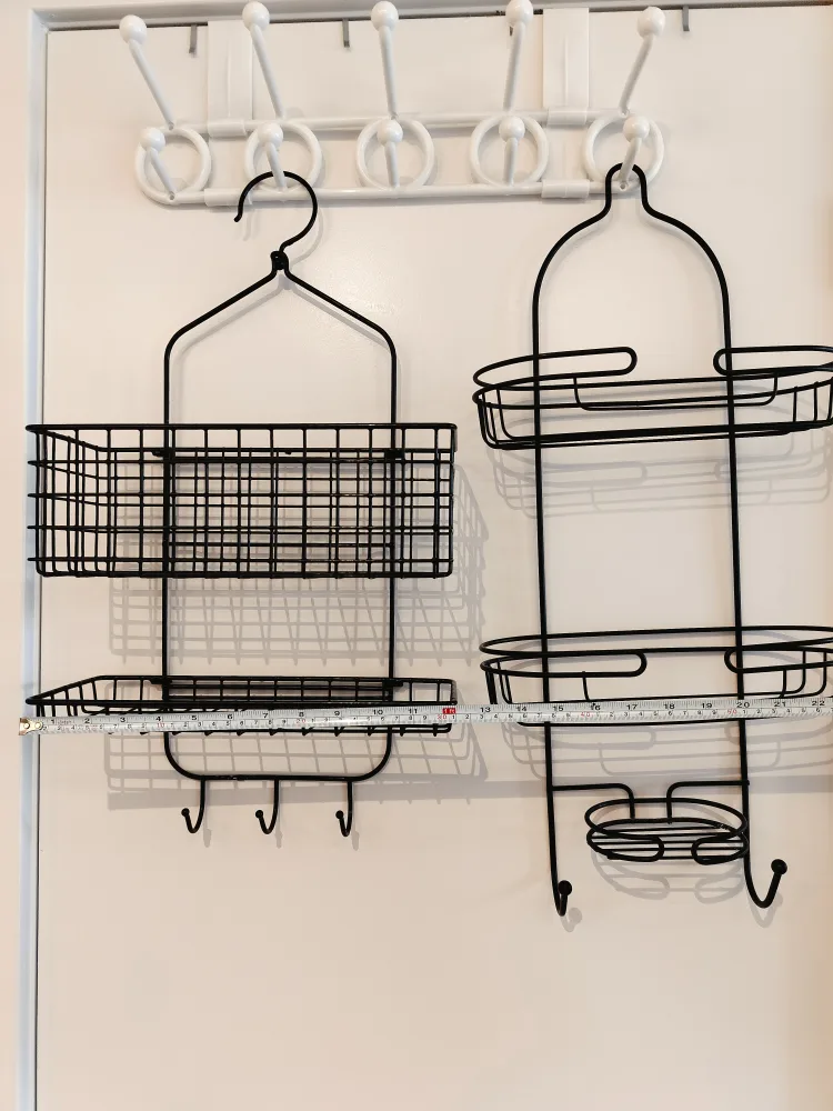Black Metal Hanging Shower Caddies/organizers thumbnail