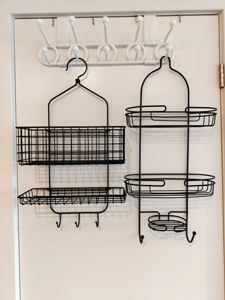 Black Metal Hanging Shower Caddies/organizers image indicator(2)