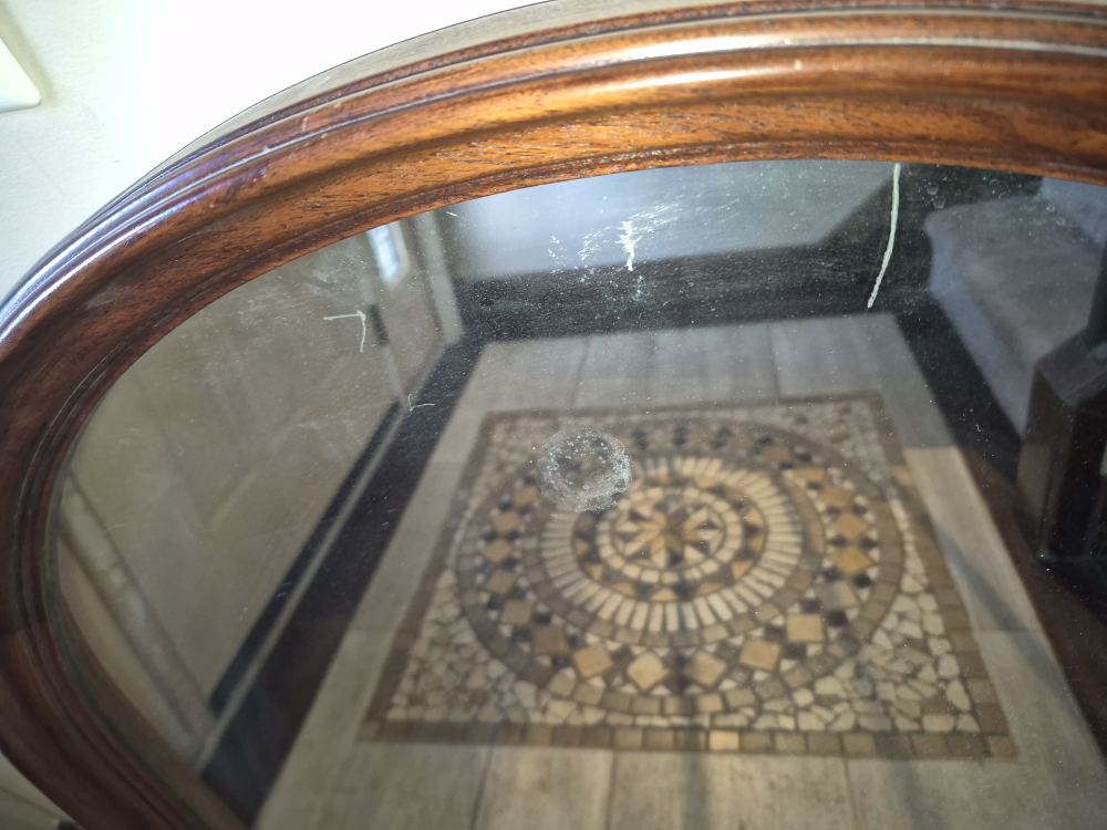Antique Wooden Mirror - photo 3