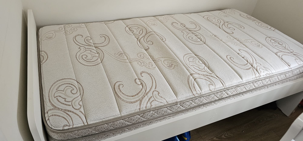 Single Bed Frame and Mattress ( Brick )