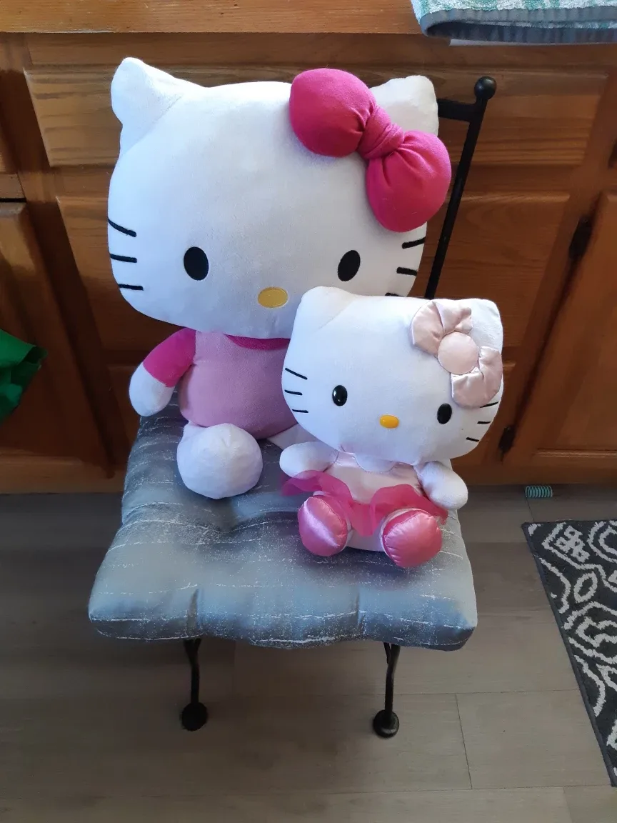 Hello Kitty Plush Toys - Set of Two ( XL and Medium Size) thumbnail