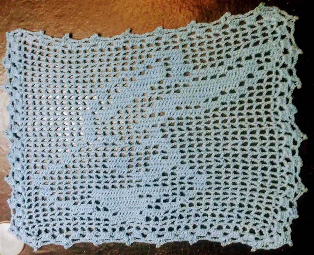 handmade crochet bunny doily easter small image indicator(2)