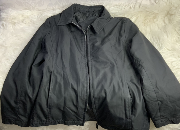 Black spring jacket
